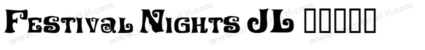 Festival Nights JL字体转换